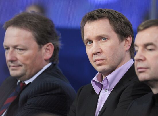 "A Conversation with Vladimir Putin. Continued" live broadcast