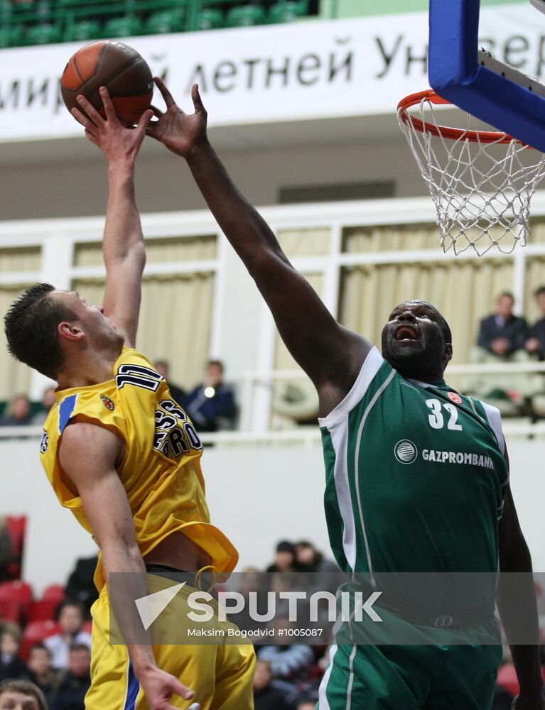 Basketball Euroleague Match UNICS - "Asseco Prokom"
