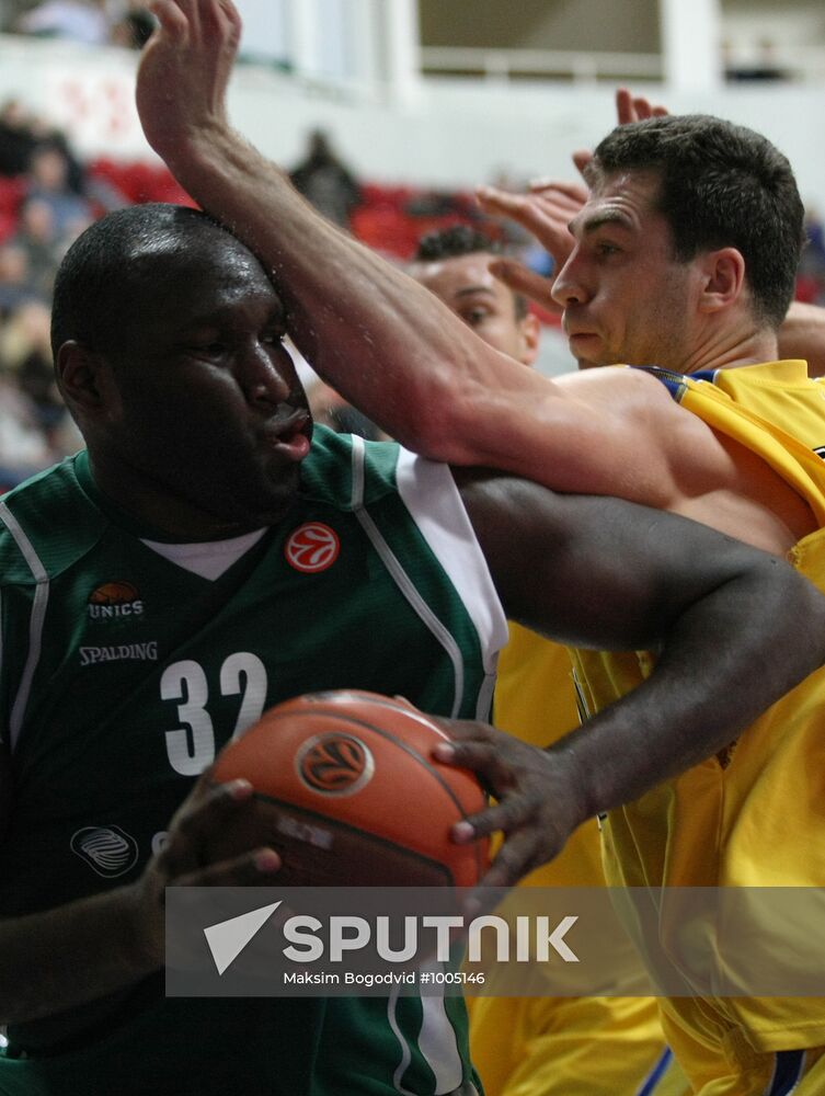 Basketball Euroleague Match UNICS - "Asseco Prokom"