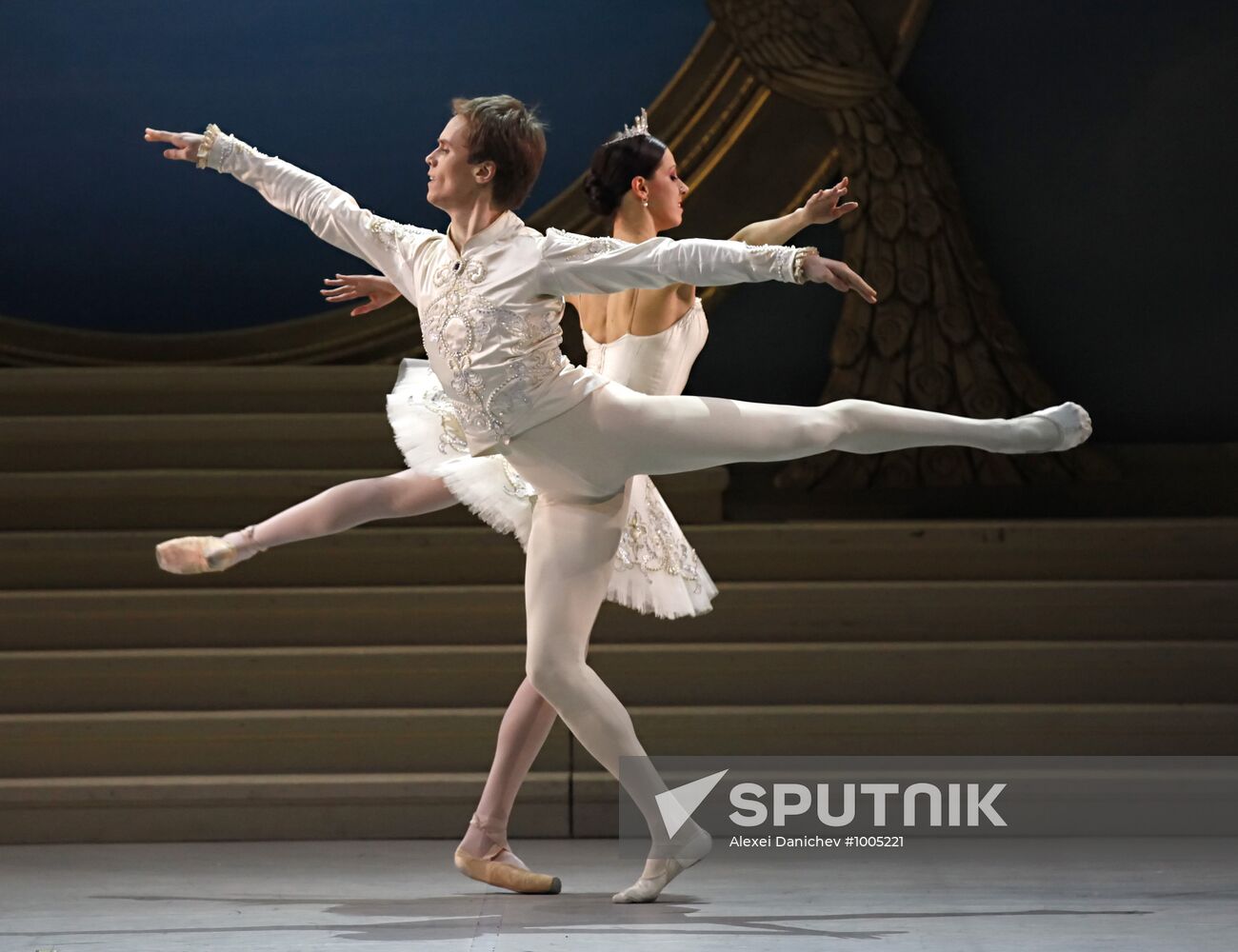 The Sleeping Beauty ballet. Rehearsal at Mikhailovsky Theatre