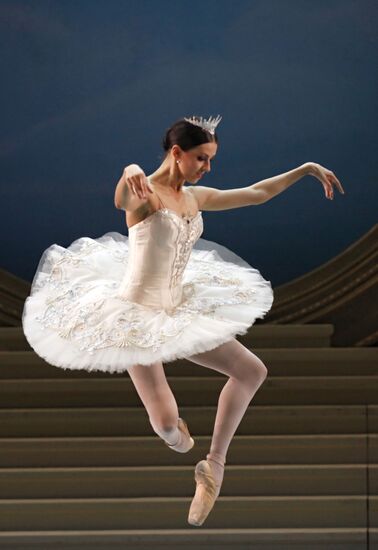 The Sleeping Beauty ballet. Rehearsal at Mikhailovsky Theatre