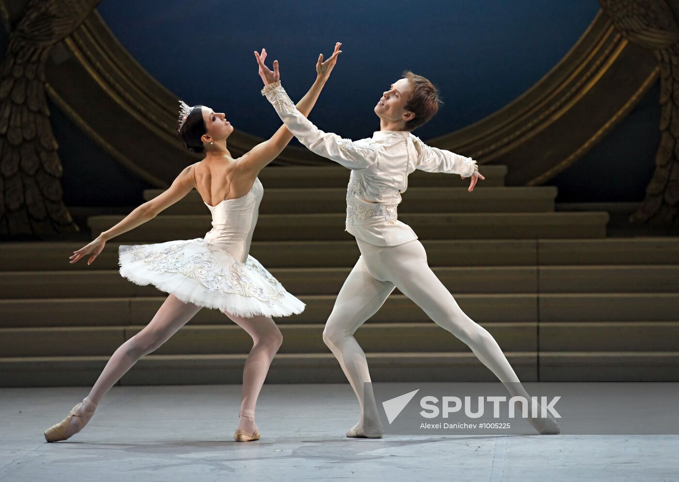 The Sleeping Beauty ballet. Rehearsal at Mikhailovsky Theatre