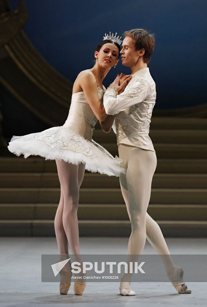 The Sleeping Beauty ballet. Rehearsal at Mikhailovsky Theatre