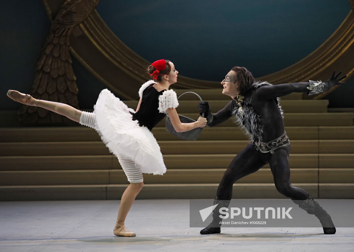The Sleeping Beauty ballet. Rehearsal at Mikhailovsky Theatre