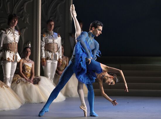 The Sleeping Beauty ballet. Rehearsal at Mikhailovsky Theatre