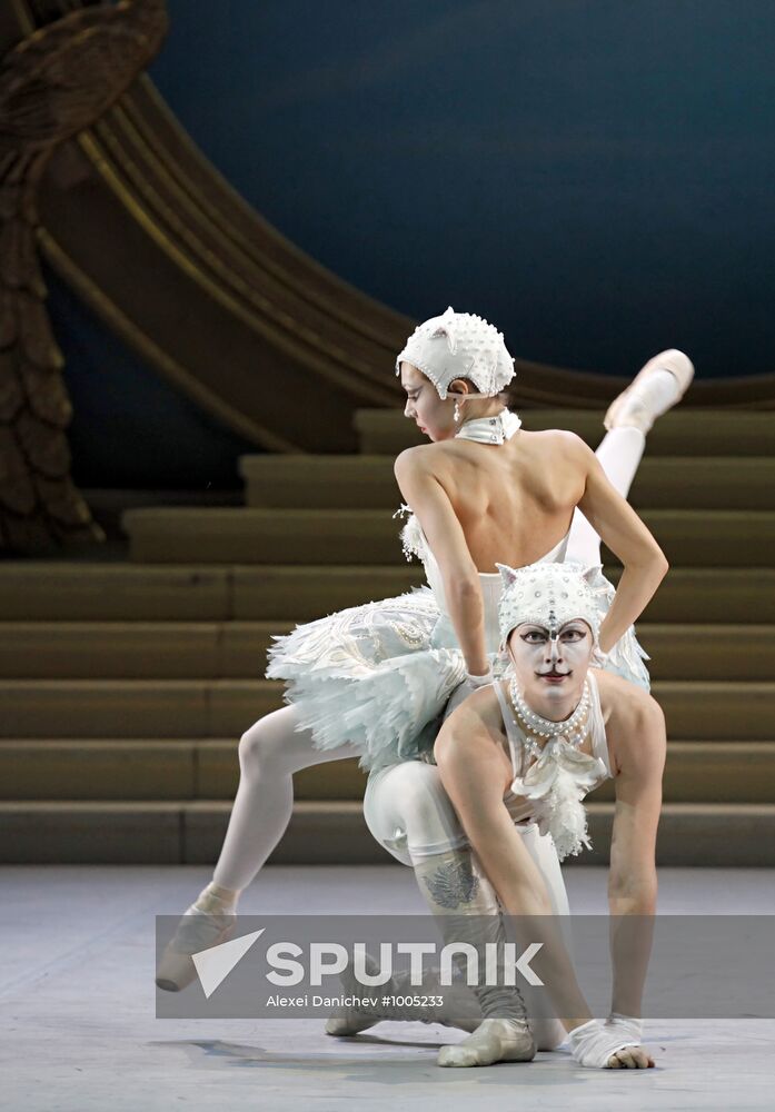 The Sleeping Beauty ballet. Rehearsal at Mikhailovsky Theatre