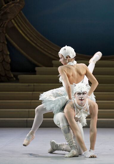 The Sleeping Beauty ballet. Rehearsal at Mikhailovsky Theatre