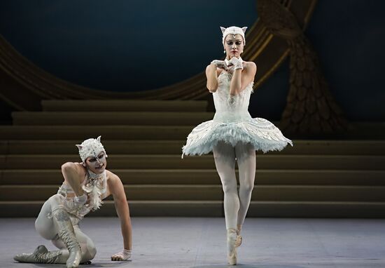 The Sleeping Beauty ballet. Rehearsal at Mikhailovsky Theatre