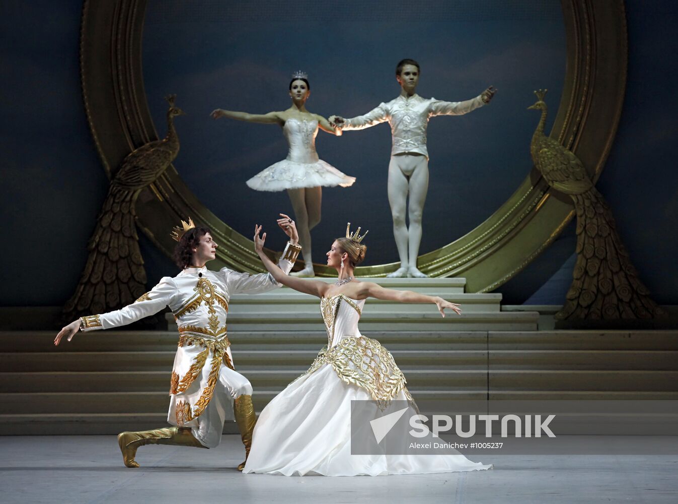 The Sleeping Beauty ballet. Rehearsal at Mikhailovsky Theatre