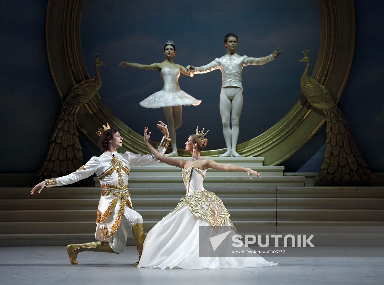 The Sleeping Beauty ballet. Rehearsal at Mikhailovsky Theatre