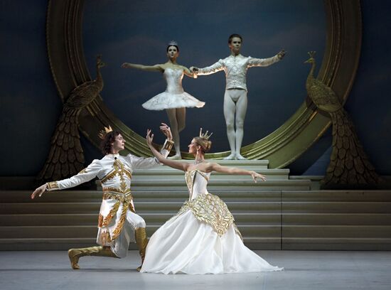 The Sleeping Beauty ballet. Rehearsal at Mikhailovsky Theatre
