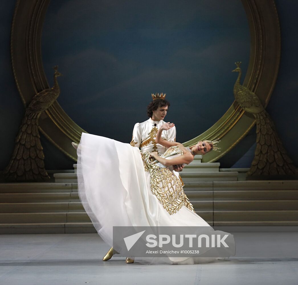 The Sleeping Beauty ballet. Rehearsal at Mikhailovsky Theatre