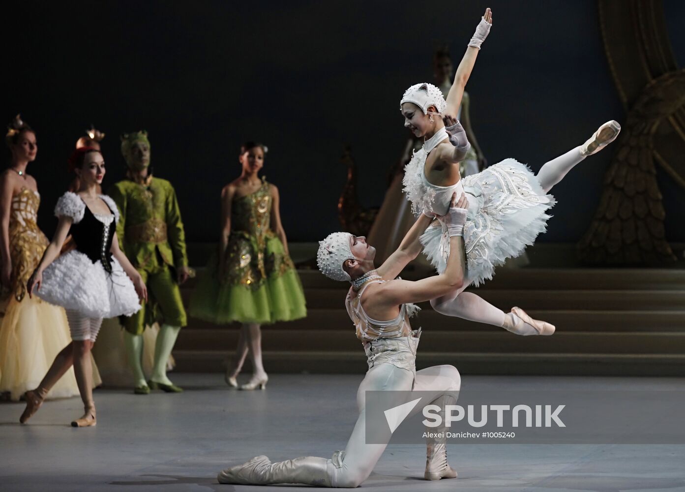 The Sleeping Beauty ballet. Rehearsal at Mikhailovsky Theatre