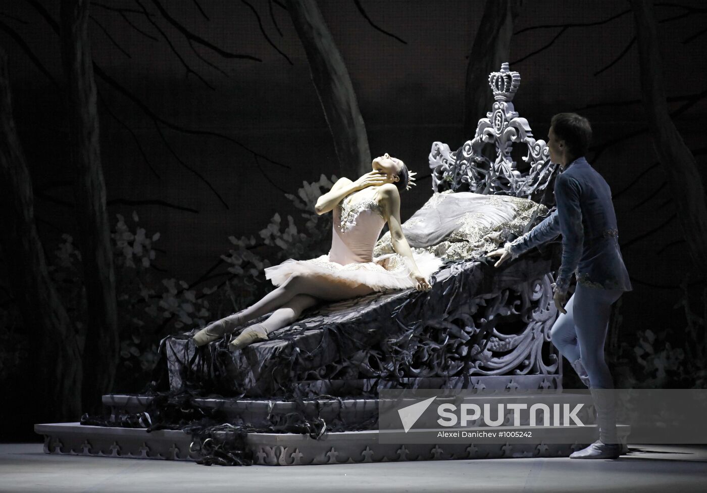 The Sleeping Beauty ballet. Rehearsal at Mikhailovsky Theatre
