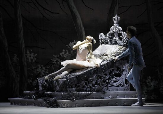 The Sleeping Beauty ballet. Rehearsal at Mikhailovsky Theatre