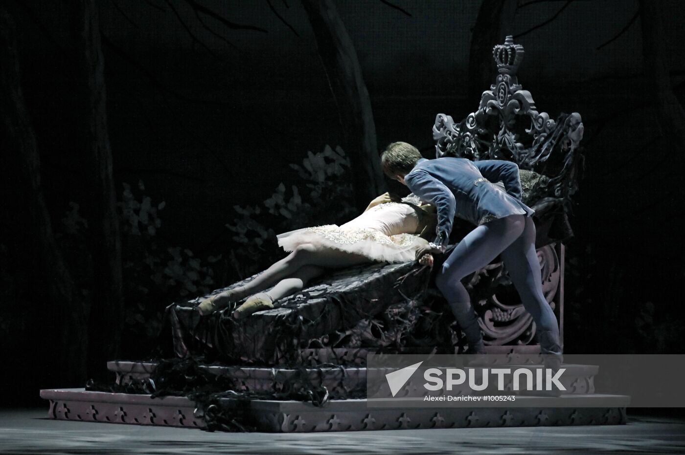 The Sleeping Beauty ballet. Rehearsal at Mikhailovsky Theatre
