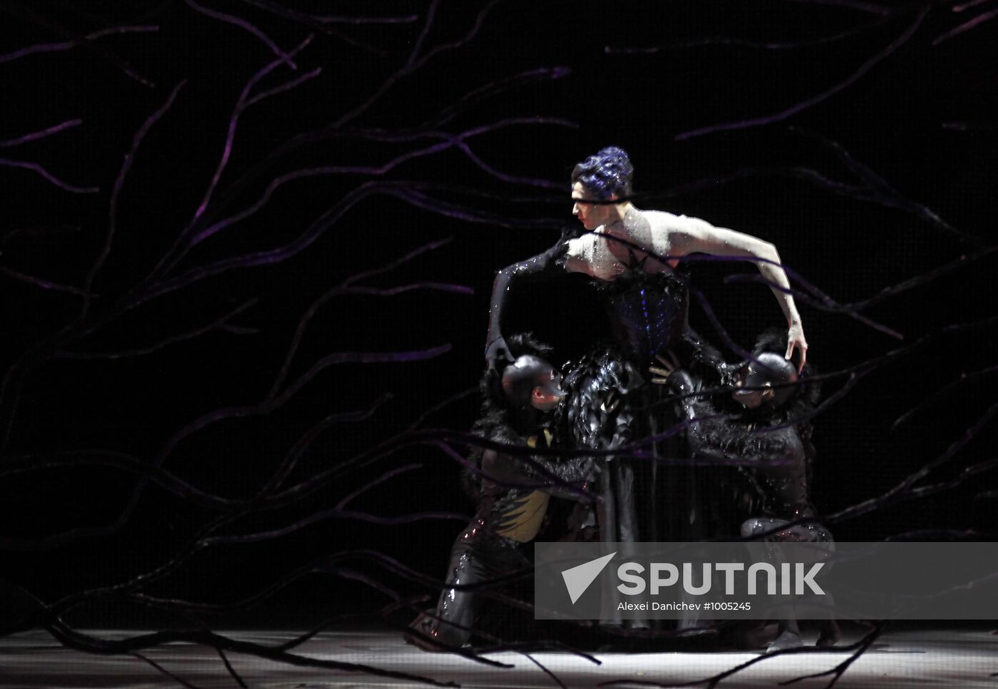 The Sleeping Beauty ballet. Rehearsal at Mikhailovsky Theatre