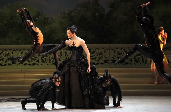 The Sleeping Beauty ballet. Rehearsal at Mikhailovsky Theatre