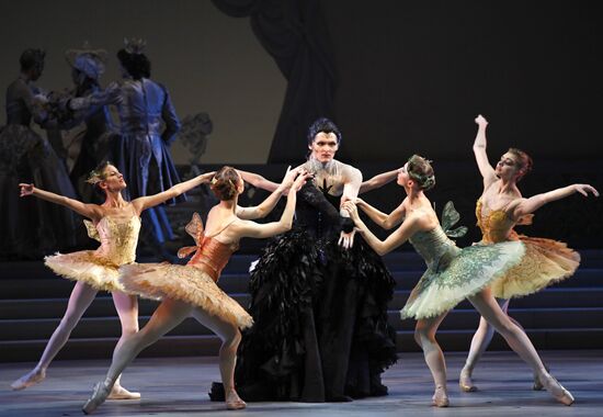 The Sleeping Beauty ballet. Rehearsal at Mikhailovsky Theatre
