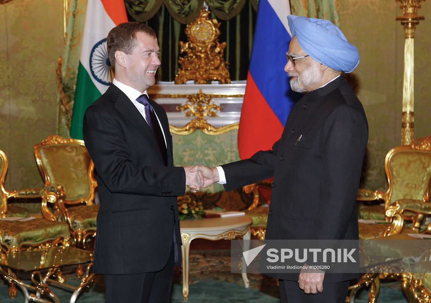 Russia-India talks in the Kremlin