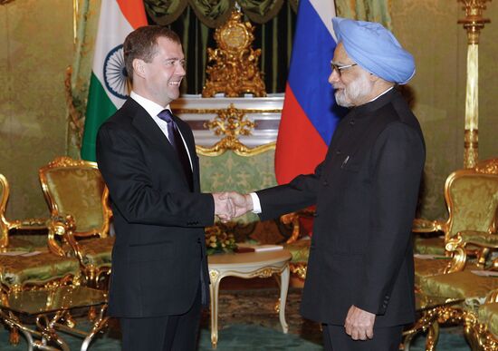 Russia-India talks in the Kremlin