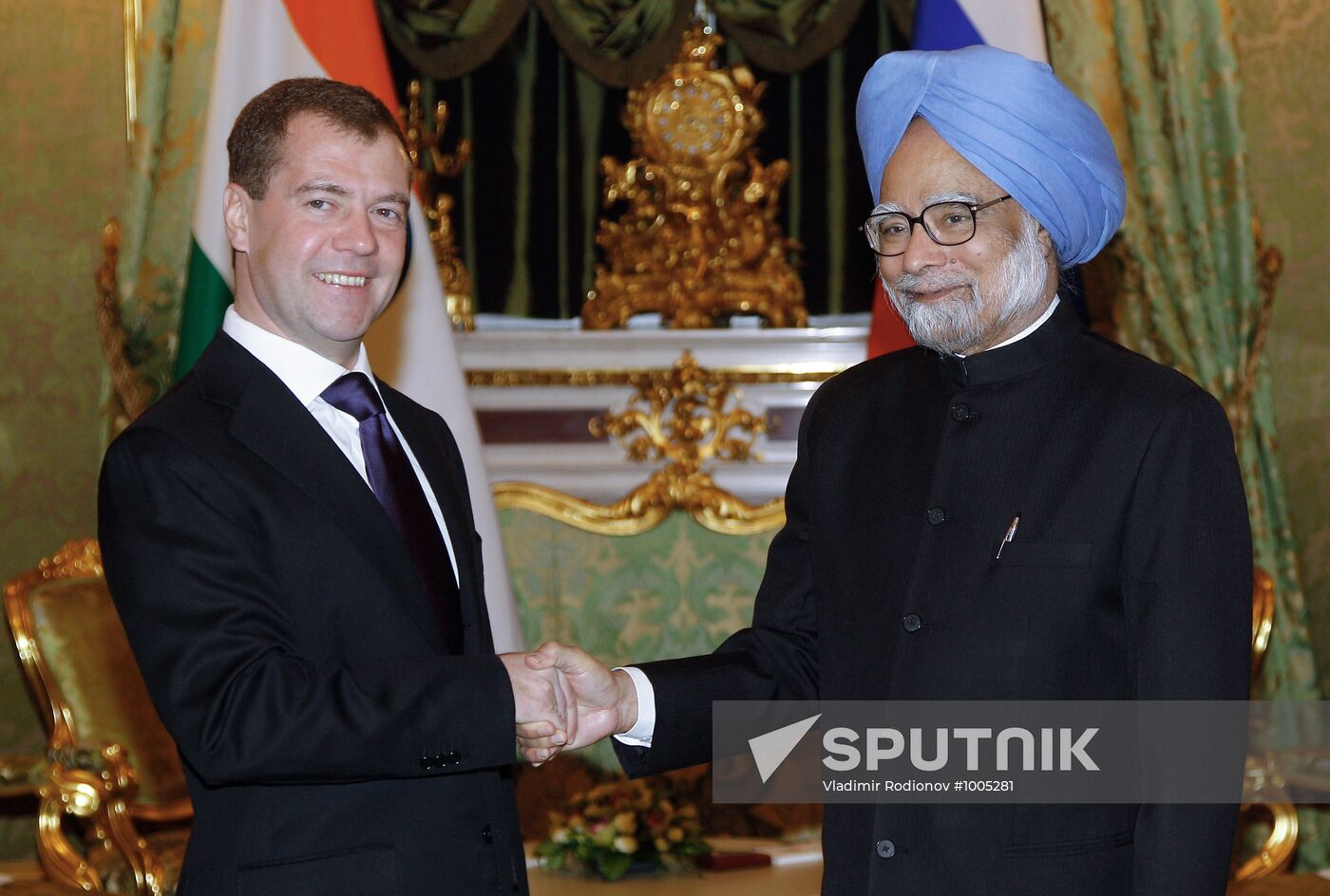 Russia-India talks in the Kremlin