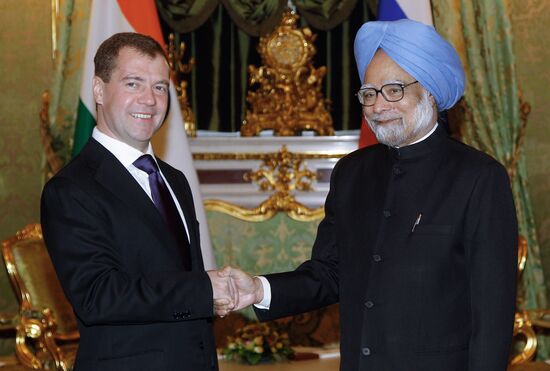 Russia-India talks in the Kremlin
