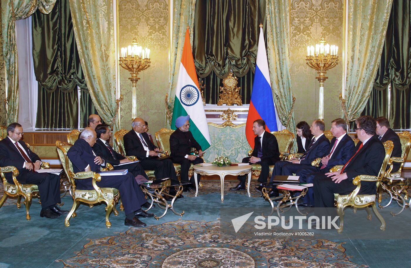 Russia-India talks in the Kremlin