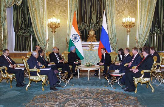 Russia-India talks in the Kremlin