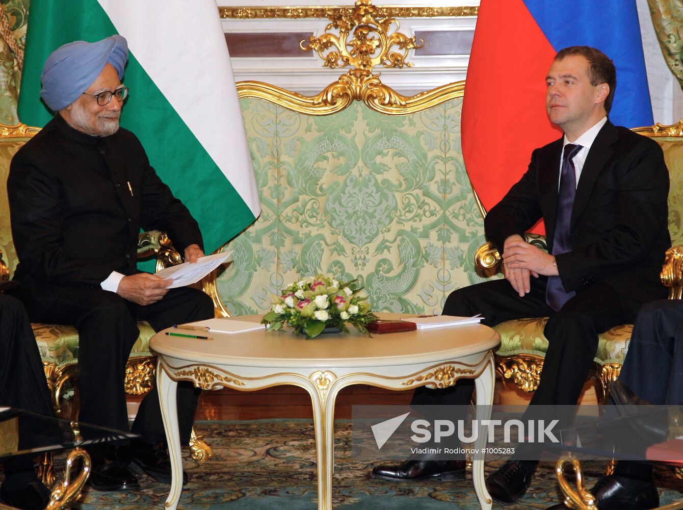 Russia-India talks in the Kremlin