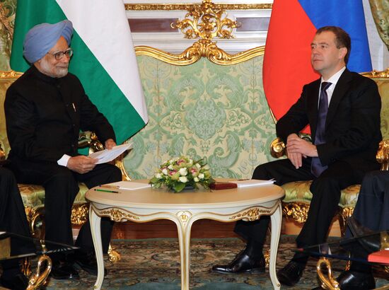 Russia-India talks in the Kremlin