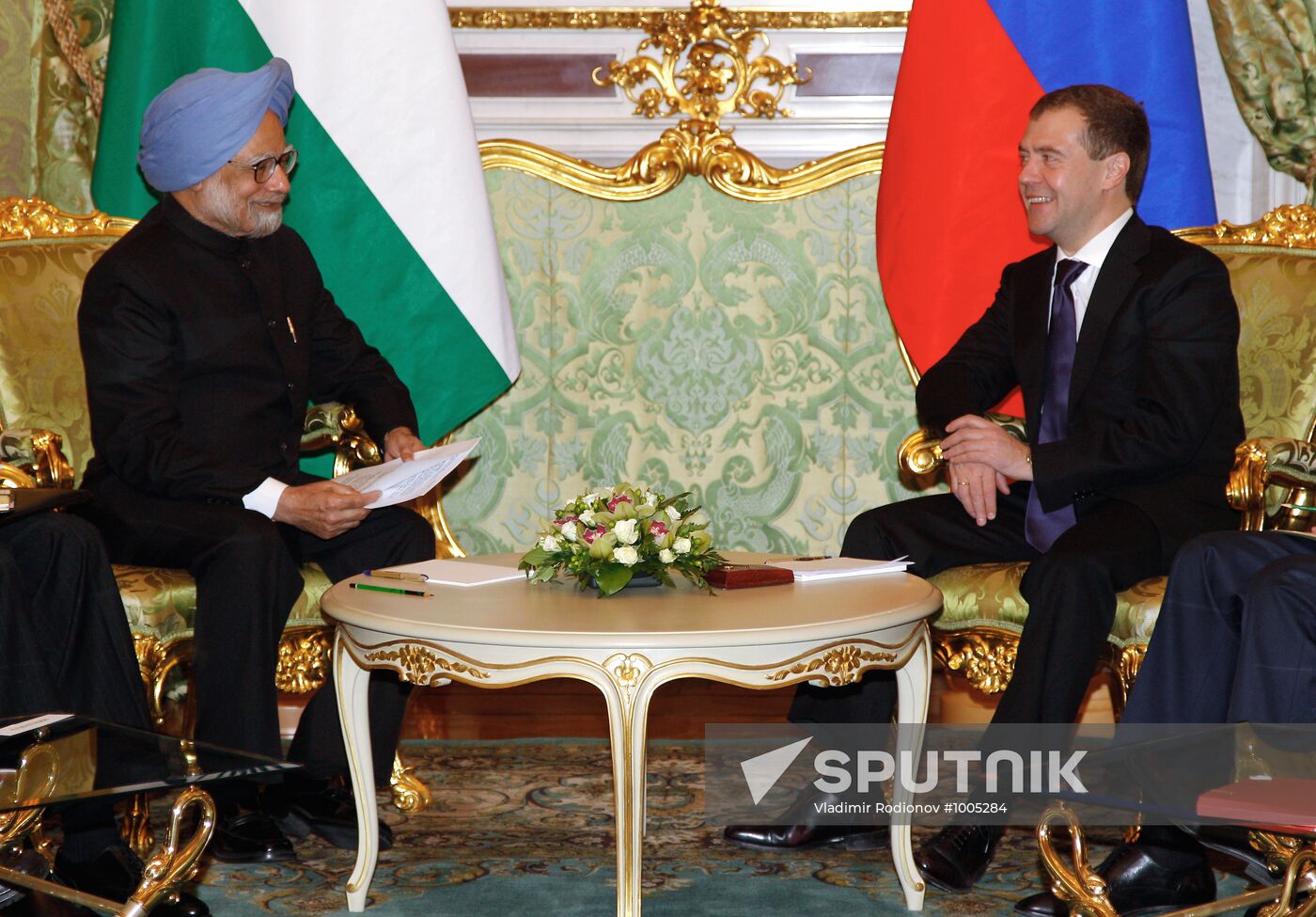 Russia-India talks in the Kremlin