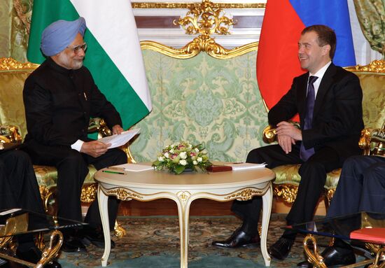 Russia-India talks in the Kremlin