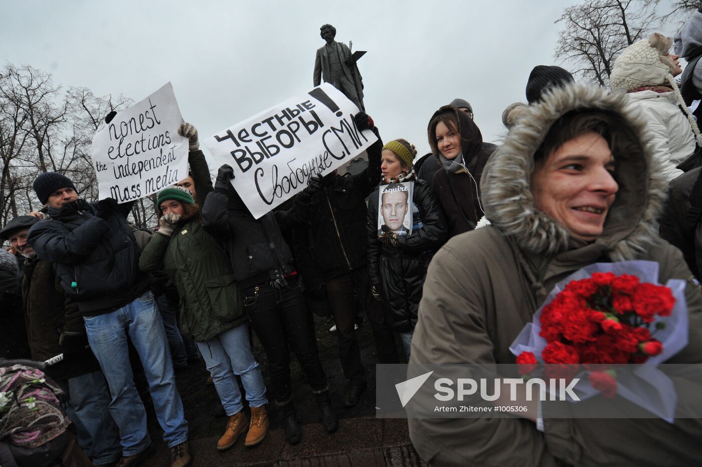 For Fair Elections rally on Bolotnaya Square