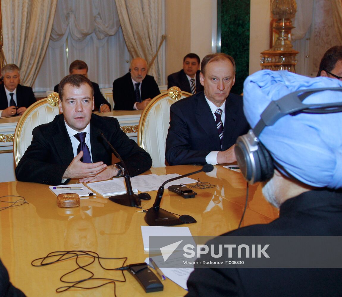 Russia-India talks in the Kremlin