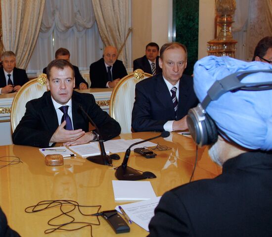 Russia-India talks in the Kremlin