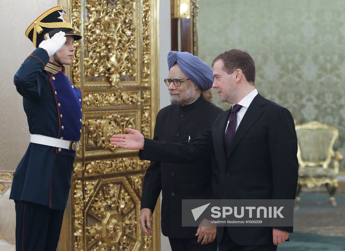 Russia-India talks in the Kremlin