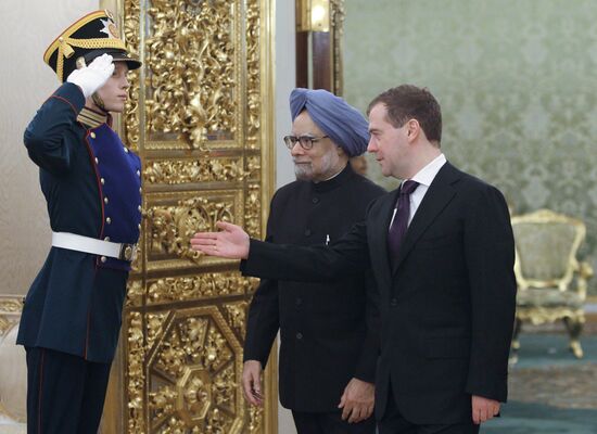 Russia-India talks in the Kremlin