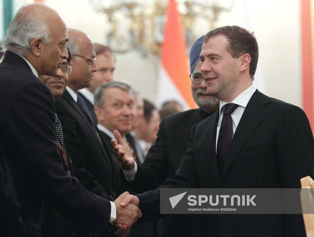 Russia-India talks in the Kremlin