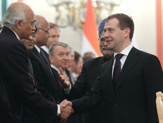 Russia-India talks in the Kremlin