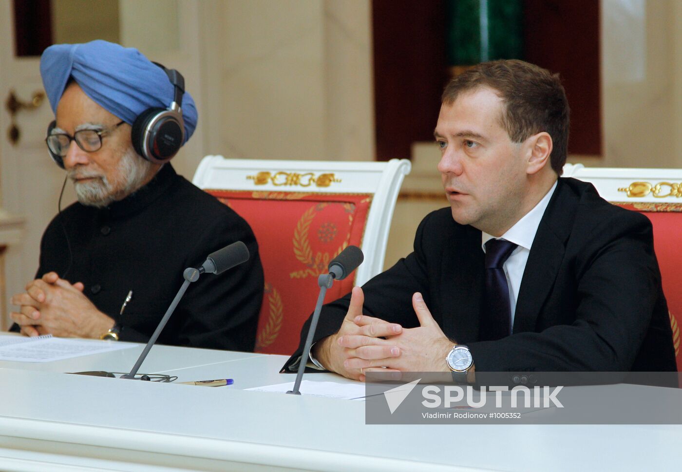Russian-Indian talks at the Kremlin