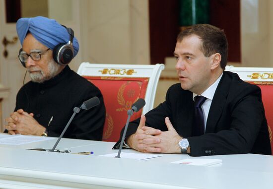 Russian-Indian talks at the Kremlin
