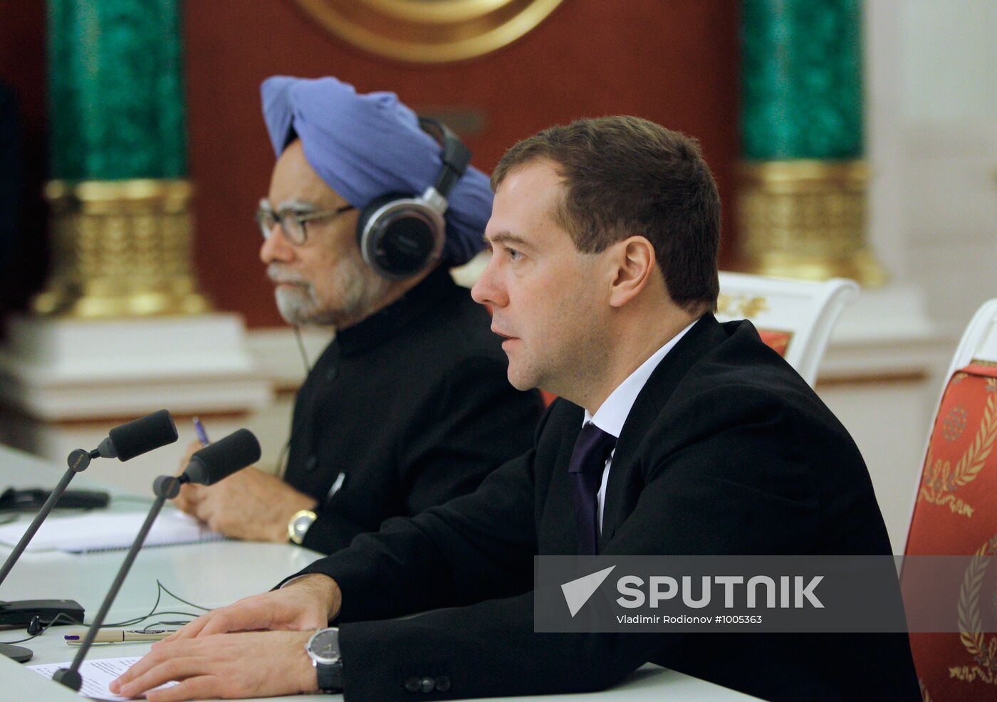 Russian-Indian talks at the Kremlin
