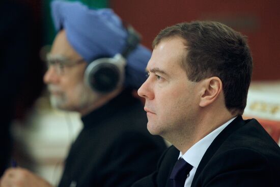 Russian-Indian talks at the Kremlin