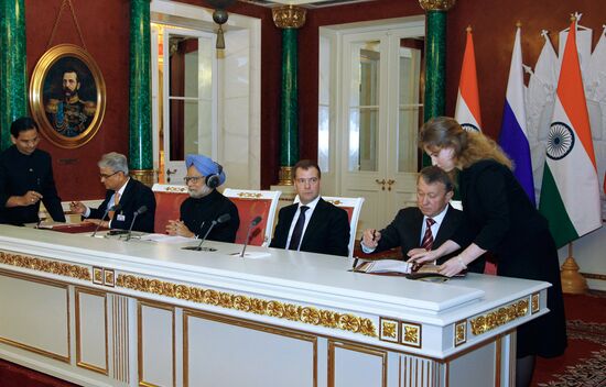 Russian-Indian talks at the Kremlin
