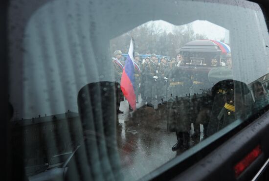 Funeral service for academician Boris Chertok, Korolyov