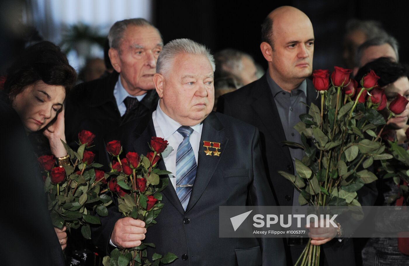 Funeral service for academician Boris Chertok, Korolyov