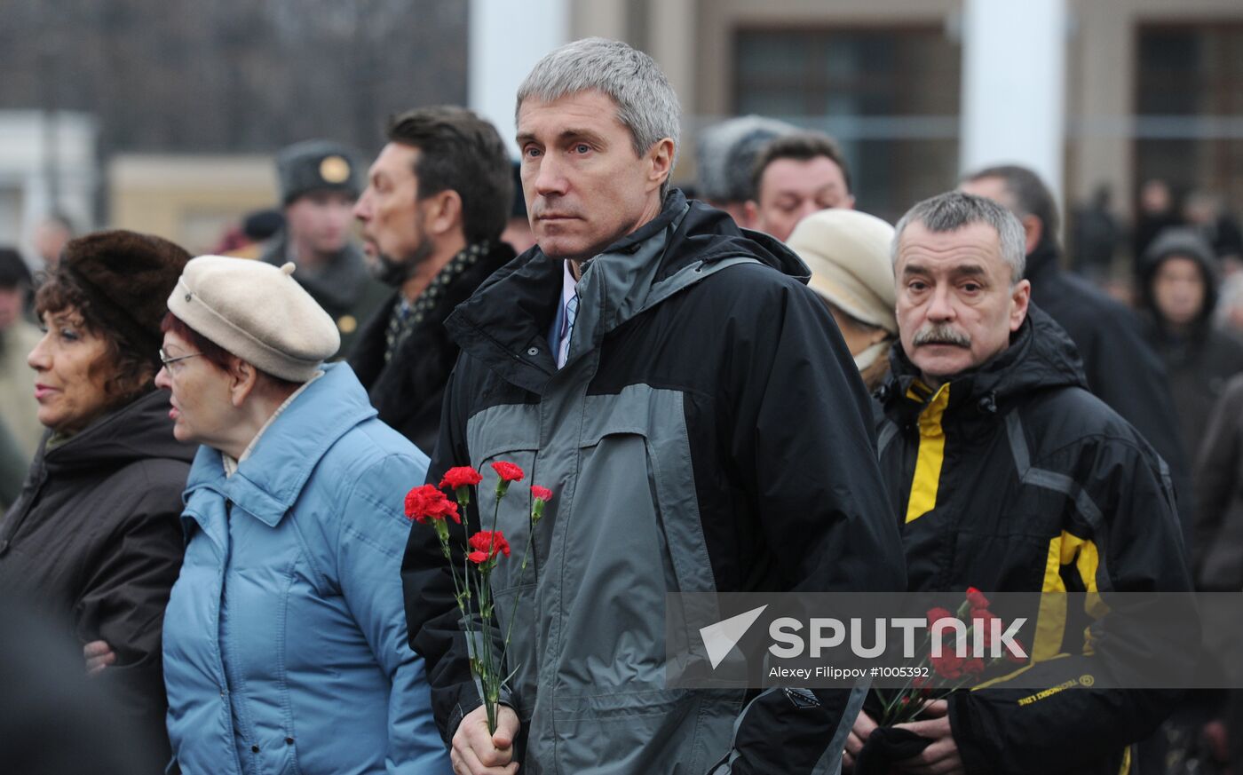 Funeral service for academician Boris Chertok, Korolyov