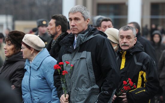 Funeral service for academician Boris Chertok, Korolyov
