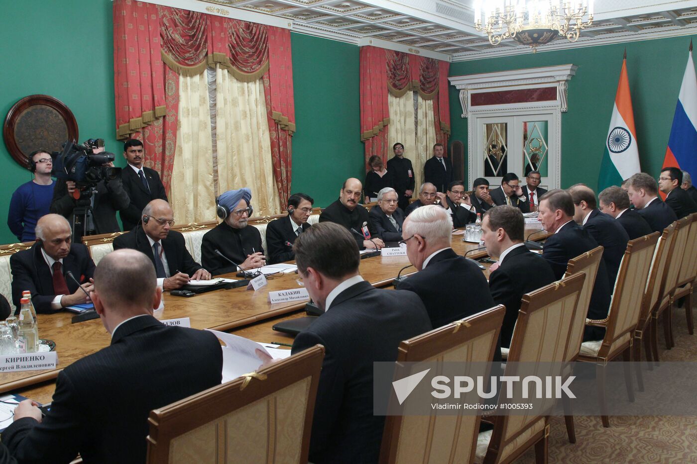 Russian-Indian talks at the Kremlin